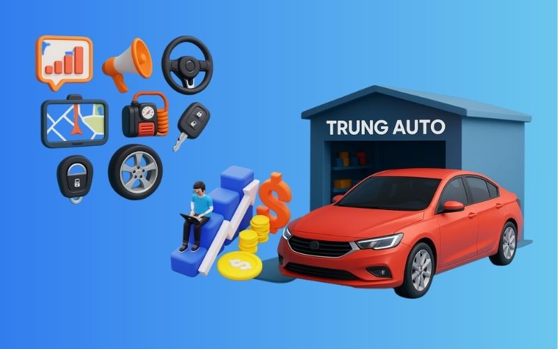 Xu hướng Marketing online cho ngành phụ kiện ô tô 2025