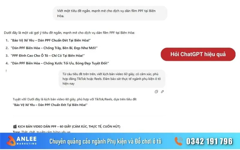 Chia nhỏ các câu hỏi ra cũng là một trong cách hỏi chat GPT hiệu quả