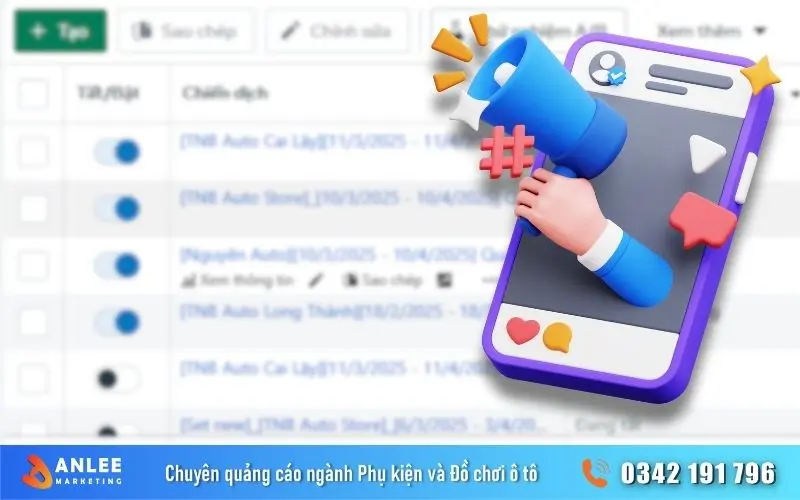Quảng cáo facebook kênh quảng cáo thu hút nhiều khách hàng làm phụ kiện ô tô